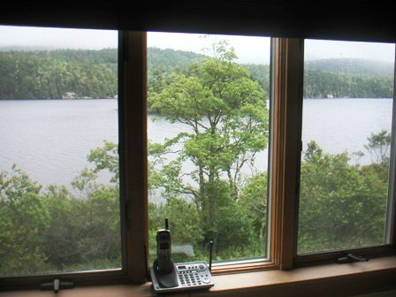Lake from kitchen