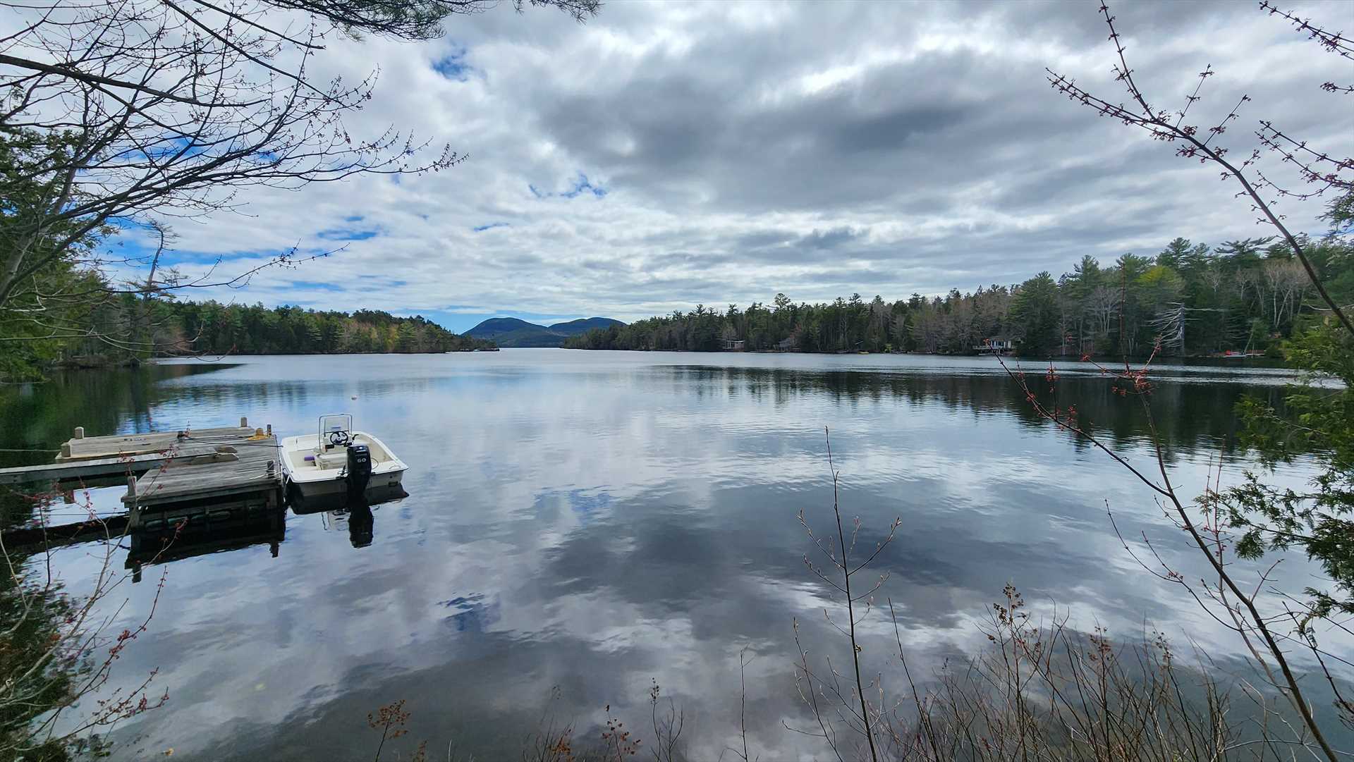 Across the road to Long Pond